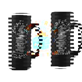 Dumpster Fire Response Team Chaos Meme Kawaii Employee Coffee Mug - Monsterry