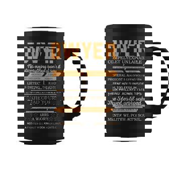 Dwyer Completely Unexplainable Notices Everything But Won’T Say It Name Coffee Mug | Seseable UK