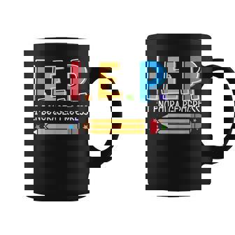 I E P I Encourage Progress Special Education Teacher Coffee Mug - Monsterry