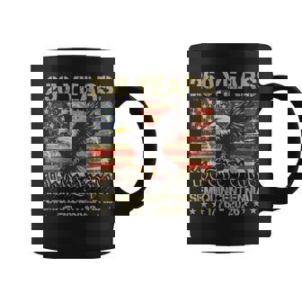 Eagle Flag 250 Years 1776 2026 250Th Anniversary Usa On Back Coffee Mug - Thegiftio