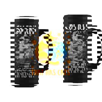 Earth Day Save Earth It's The Only Planet That Has Cats Coffee Mug - Monsterry