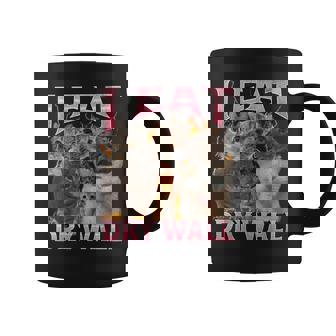 I Eat Cement Cat Meme Bootleg Graphic Coffee Mug - Thegiftio