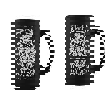 Eat Pizza Hailatan オカルト 反キリスト 悪魔的なサタニズム コーヒーマグ - Kawaiitshirt