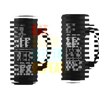 Eat Sleep Excel Repeat Retro Vintage Excel Coffee Mug | Mazezy