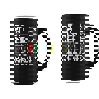 Eatleepolve Repeat キューブゲーム ルービックtシャツ コーヒーマグ - Kawaiitshirt