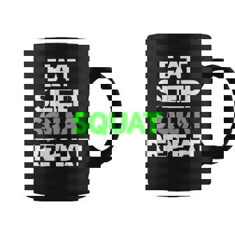 Eatleepquat Repeat モチベーショントレーニング コーヒーマグ - Kawaiitshirt