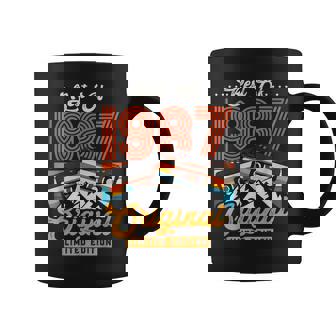 Edad 35 Lo Mejor De 1987 Cassette 35 Cumpleaños Hombre Taza de café - Regaloses