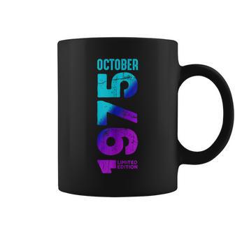Edición Limitada Octubre 1975 Año 1975 Retro 1975 Taza de café - Regaloses