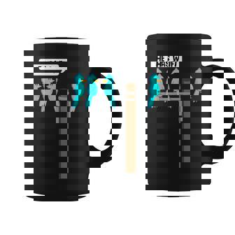 Él Tiene Wifi Divertido Pájaro Fresco Nerd Geek Tecnología Amante Taza de café - Regaloses