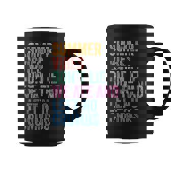 End Of The Year Teacher Last Day Summer Vibes Left No Crumbs Coffee Mug - Thegiftio