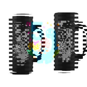 Estoy 5 Años De Edad Dinosaurio Niña 5º Cumpleaños Fiesta Dinosaurio Taza de café - Regaloses
