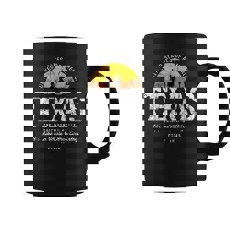 États Unistyleintage Rétro Texas Tasse - Cadeauxyz