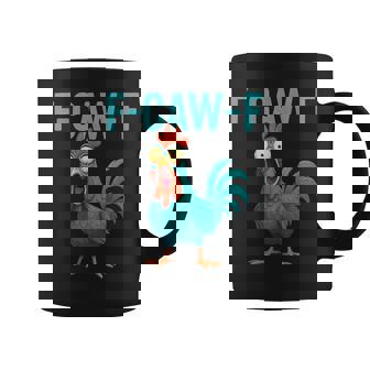 F-Caw-F Rooster Chicken Farm Animal Humor Bird Lovers Coffee Mug - Thegiftio