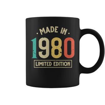 Fabricado En 1980 Edición Limitada -Intage Edición 1980 Taza de café - Regaloses