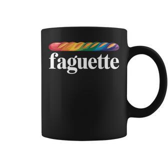 Faguette Lgbtq Gay Pride Graphic Coffee Mug - Thegiftio