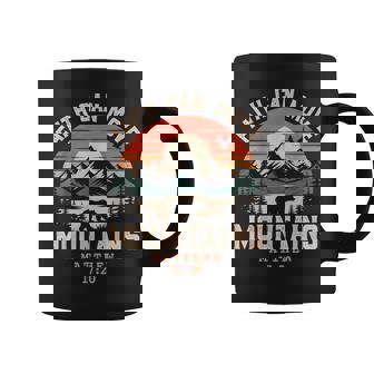 Faith Can Move Mountains Retro Sunset Bible Verse Christian Coffee Mug - Thegiftio