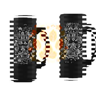 Fall Autumn Leaf Dog Paw Print Pets Puppy Owner Dogs Lover Coffee Mug - Seseable