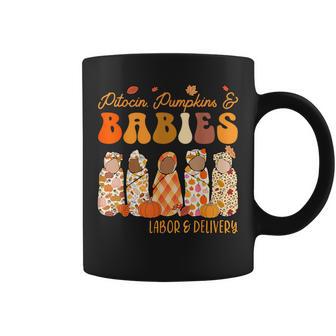 Fall Labor And Delivery Halloween L&D Nurse Thanksgiving Coffee Mug - Thegiftio UK