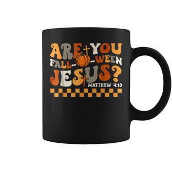 Are You Fall-O-Ween Jesus Pumpkin Christian Halloween Coffee Mug - Thegiftio UK