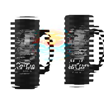Family Vacation Retro Sunset Puerto Rico San Juan Coffee Mug - Thegiftio