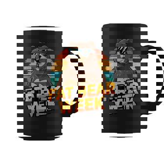 Fat Bear Week Retro Bear Sunglasses Nature Lovers Coffee Mug | Seseable UK