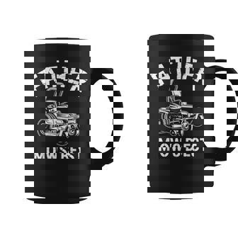 Father Mows Best Fathers Day Coffee Mug | Mazezy