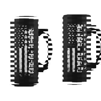 Fathers Day Proud Dad Of Girls Dad American Flag Coffee Mug | Mazezy