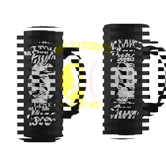 My Favorite Baseball Softball Players Calls Me Nonna Coffee Mug | Seseable CA