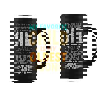 My Favorite Child Is My Oldest Son Vintage Fathers Day Coffee Mug - Monsterry