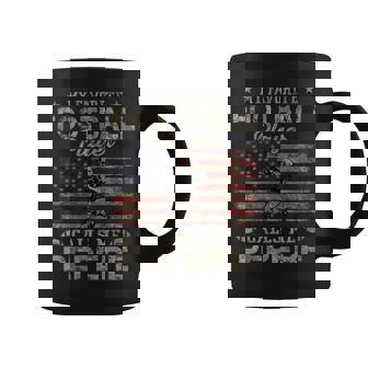 My Favorite Football Player Calls Me Pepere Father's Day Coffee Mug - Monsterry