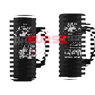 My Favorite Nurse Calls Me Step-Dad Father's Day Nursing Coffee Mug - Monsterry