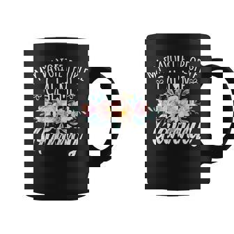 My Favorite People Call Me Gammy Floral Birthday Gammy Coffee Mug | Mazezy