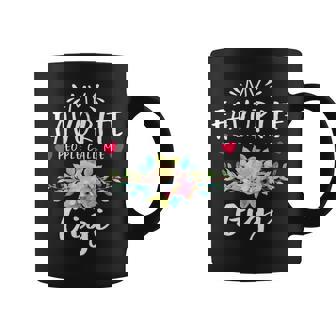 My Favorite People Call Me Gigi Floral Coffee Mug - Monsterry