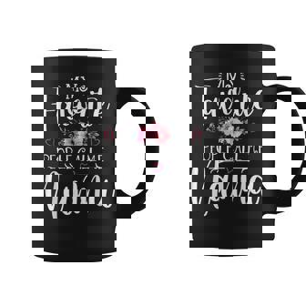 My Favorite People Call Me Nanna Floral Mother's Day Coffee Mug | Mazezy