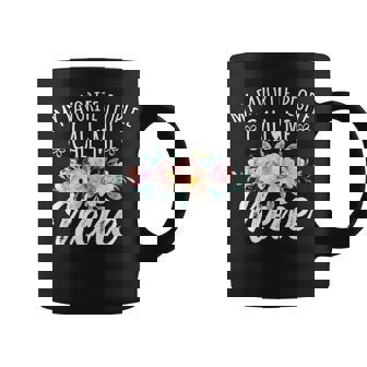 My Favorite People Call Me Nene Floral Birthday Nene Coffee Mug - Monsterry