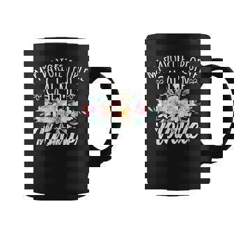 My Favorite People Call Me Nonnie Floral Birthday Nonnie Coffee Mug - Thegiftio