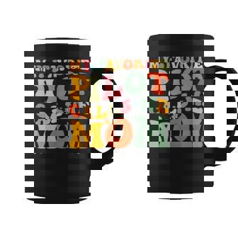 My Favorite Pilot Calls Me Mom Groovy Coffee Mug - Monsterry