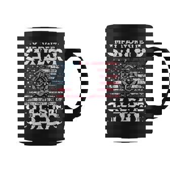 My Favorite Sailor Calls Me Dad Proud Dad Of A Sailor Coffee Mug | Seseable CA