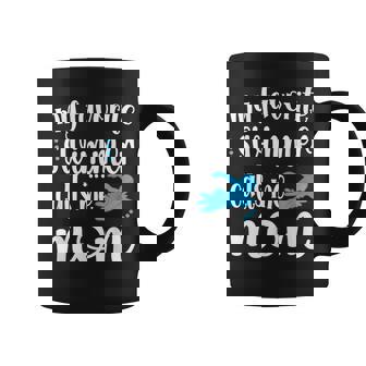 My Favorite Swimmer Calls Me Swim Mom Swimming Mama Coffee Mug - Thegiftio UK