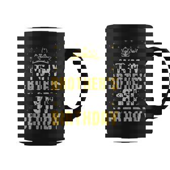 Feliz Es El Cumpleaños Número 18 De Mi Hermano 2007 18 Años Taza de café - Regaloses