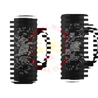 Feral Moms Raise Hell Social Club Tiger Happy Mother's Day Coffee Mug | Mazezy