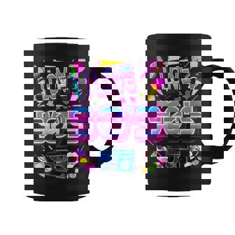 Fiesta Con Cinta De Casete Retrointage Con Música De Los 80 Y 90 Cuello Taza de café - Regaloses