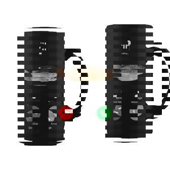 Fih Calling Remind Me Message Decline Accept Phone Call Fish Coffee Mug - Thegiftio UK