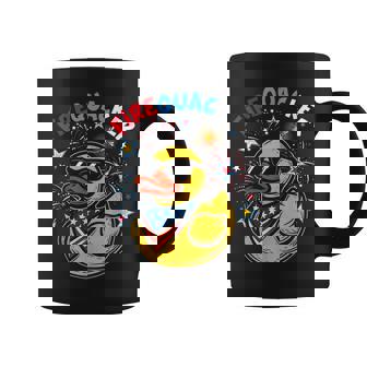 Fire Quacker Firecracker Duck 4Th Of July Usa Flag Coffee Mug - Thegiftio UK