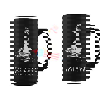 Firequacker 4Th Of July Patriotic Silly Goose Boy Girl Coffee Mug - Thegiftio UK