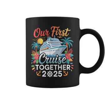 First Cruise 2025 Trip Matching Couples Family Cruise Outfit Coffee Mug - Thegiftio