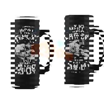 My First Fathers Day Baby Boy First Time Dad Newborn Son Coffee Mug | Mazezy