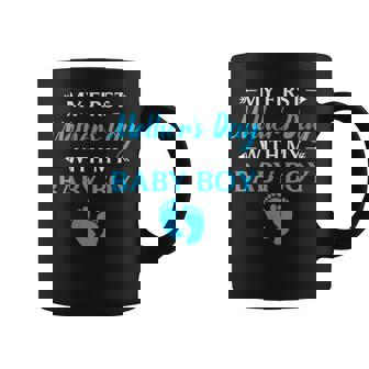 My First Baby Boy Outfit First Time Mom Coffee Mug - Thegiftio