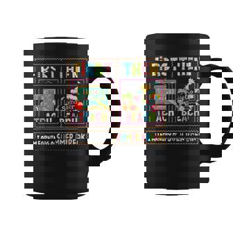 First Teach Then Beach I Am Earning A Summer Break Teachers Coffee Mug - Thegiftio UK