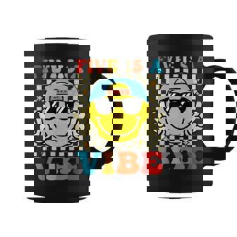 Five Is A Vibe 5Th Birthday Groovy Boys Girls 5 Years Old Coffee Mug | Mazezy